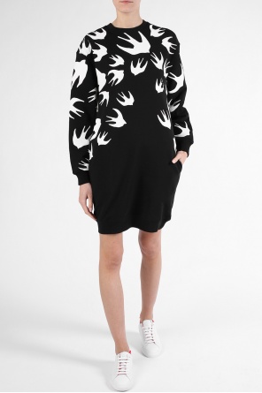 Swallow-printed dress, zdjęcie 2 Swallow-printed dress od McQ Alexander McQueen